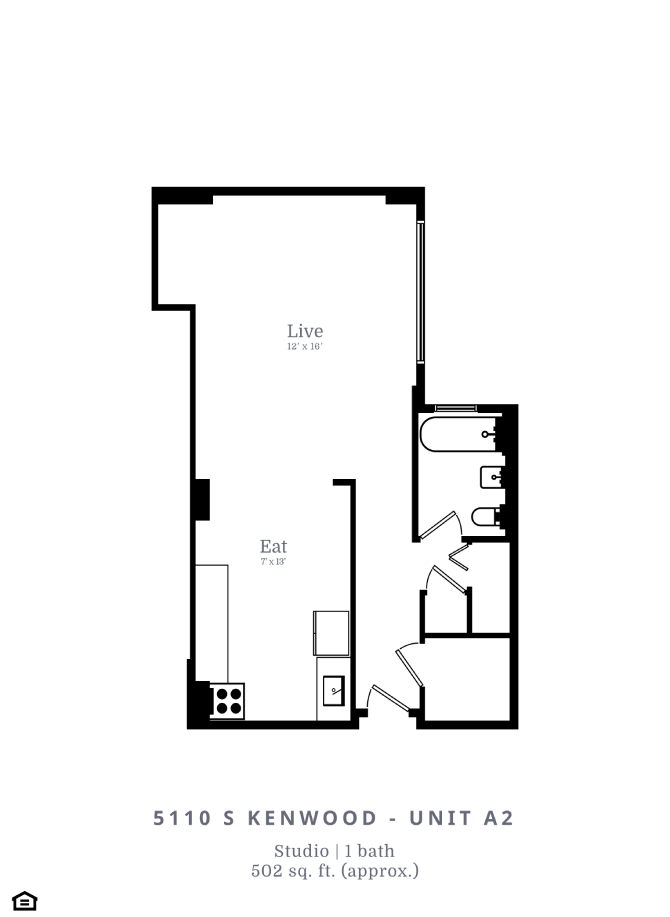 5110 S Kenwood Ave Studio-2 Beds Apartment for Rent - Photo Gallery 15